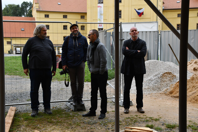 Jednání komise 10. 9. 2019. Na fotografii zleva Ing. arch. Zdeněk Chudárek, Ing. Petr Kuneš, Ph.D., Mgr. Petr Pavelec, Ph.D. a Ing. Karol Bayer  | © Petr Skalický